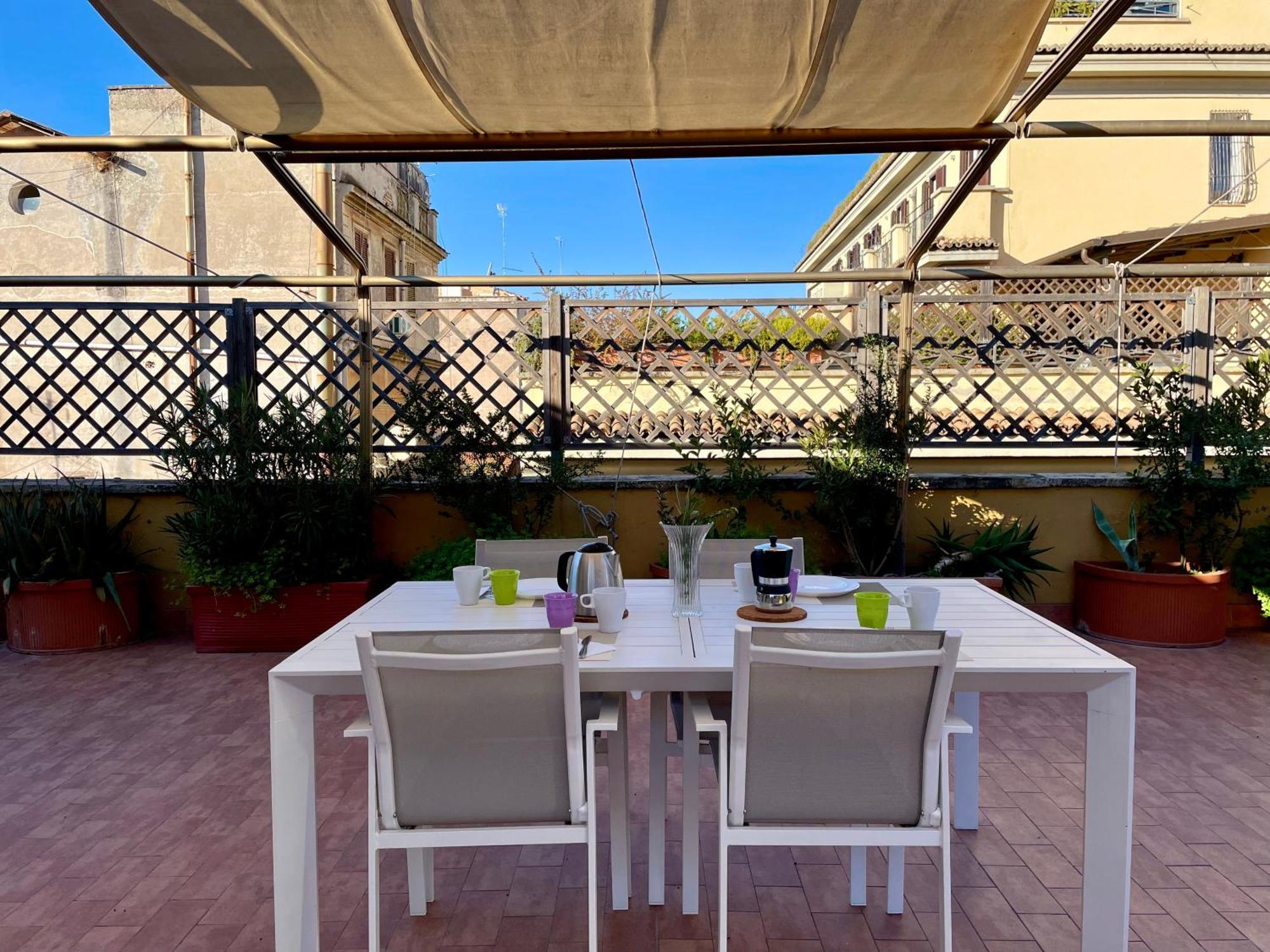 Elegant, With Private Terrace Next To The Vatican 罗马 外观 照片