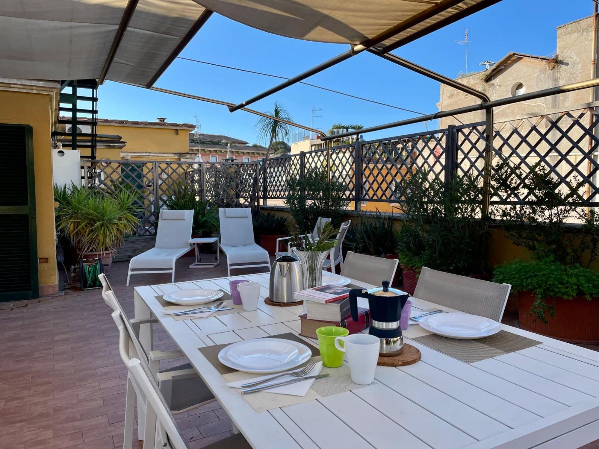 Elegant, With Private Terrace Next To The Vatican 罗马 外观 照片