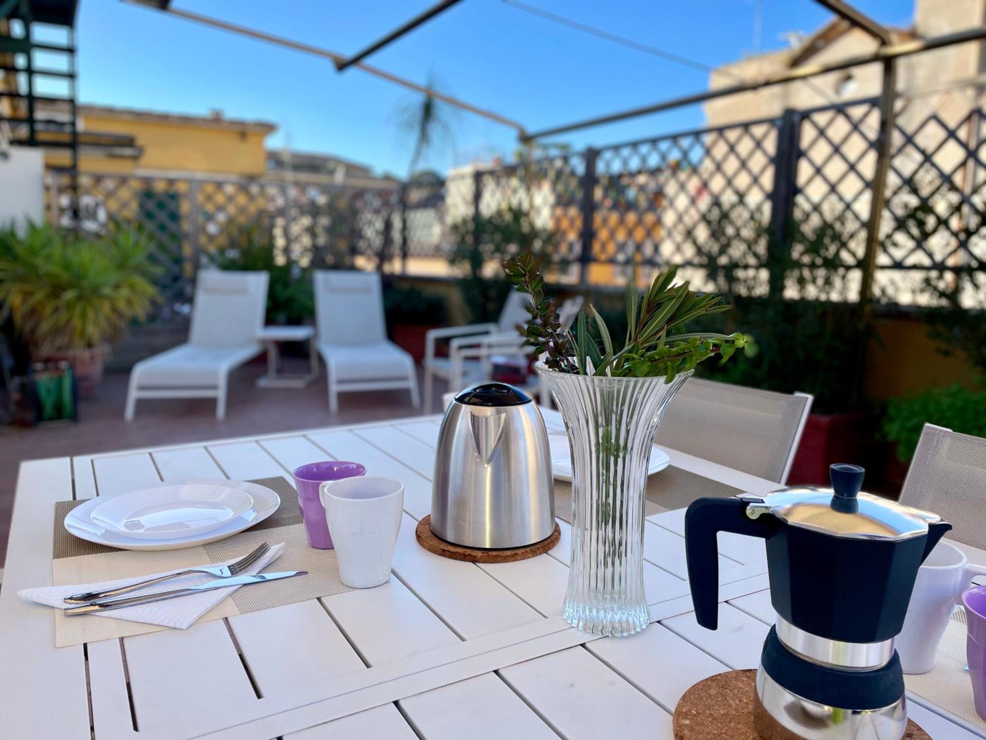 Elegant, With Private Terrace Next To The Vatican 罗马 外观 照片